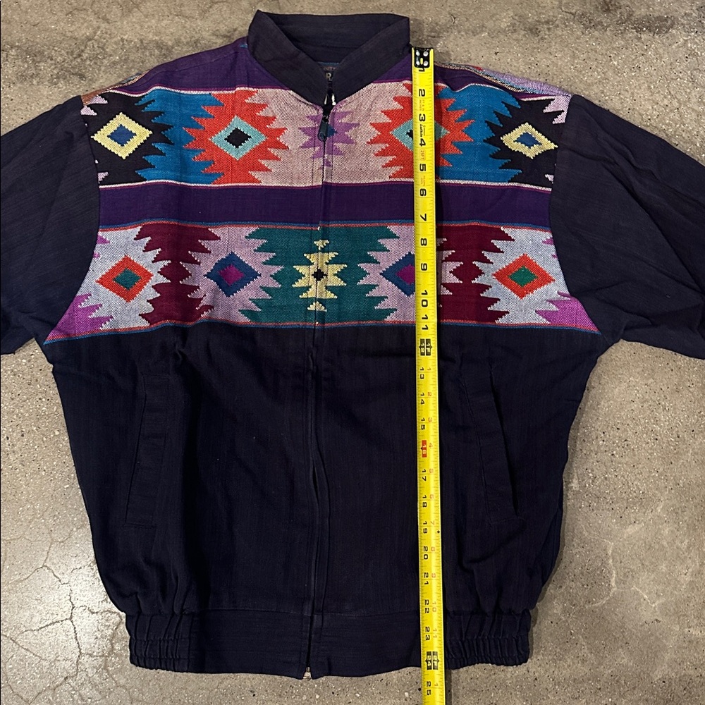 Vintage El Huarache Jacket Made in Guatemala - Picture 9 of 9
